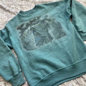 Vintage wolf sweatshirt